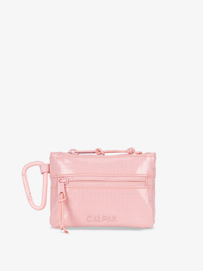 CALPAK Terra Clippable Card Pouch in pink Blossom; TPC2401-BLOSSOM