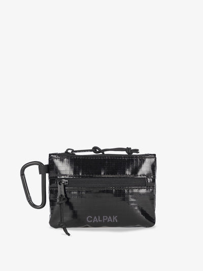 CALPAK Terra Clippable Card Pouch in Black; TPC2401-OBSIDIAN