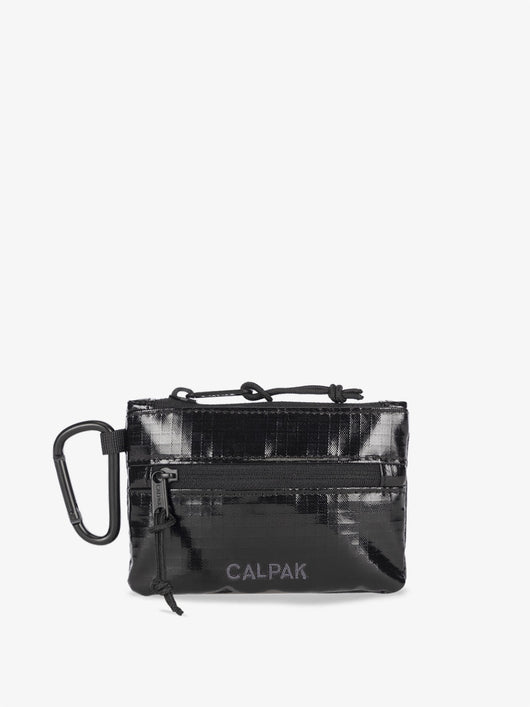 CALPAK Terra Clippable Card Pouch in Black; TPC2401-OBSIDIAN