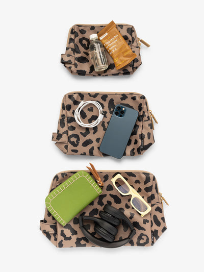 Water Resistant Zip Pouch Set (3 Pieces)
