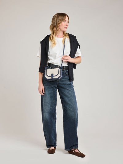 Colette Canvas Crossbody Wallet Bag