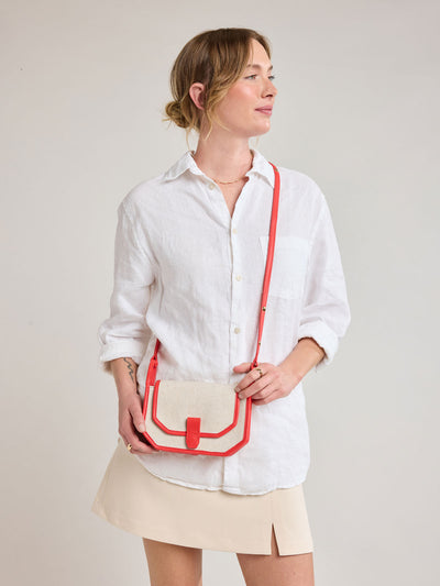 Colette Canvas Crossbody Wallet Bag