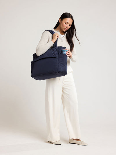 Diaper Tote Bag with Laptop Sleeve