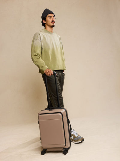 Hue Front Pocket Carry-On Luggage