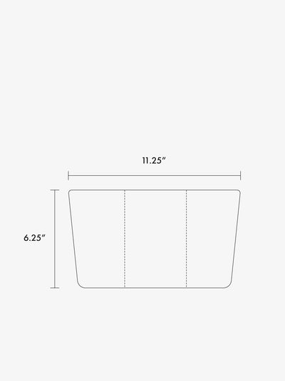Luka 2 Quart Zip Pouch in Vegan Leather