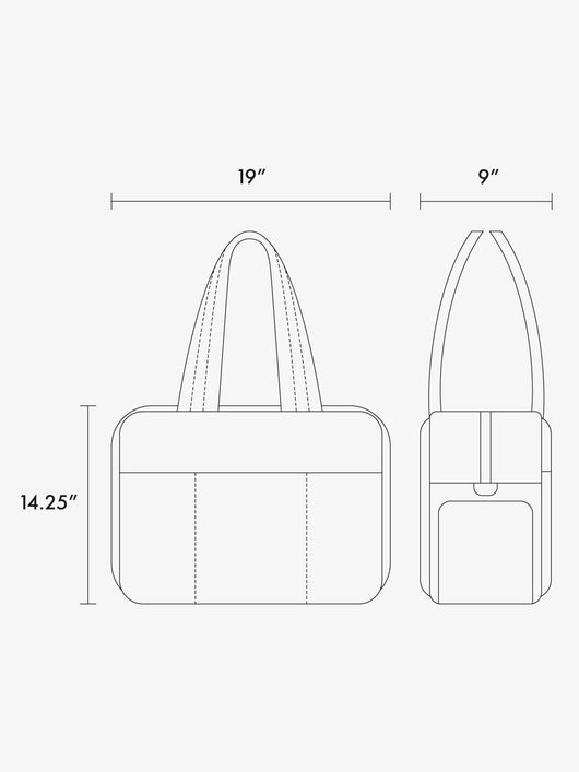Luka Large Duffel in Vegan Leather