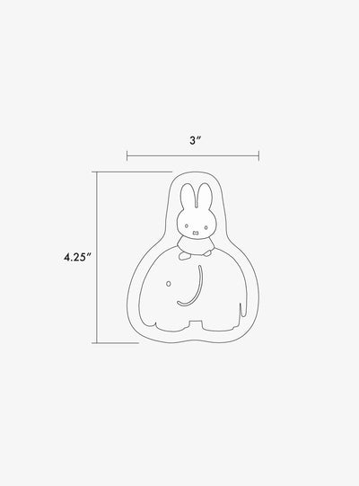 Miffy Pluffy Bag Charm