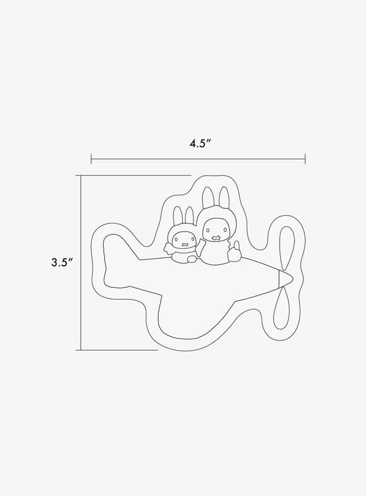 Miffy Pluffy Bag Charm