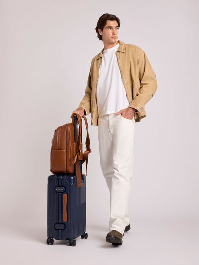 Luka 15 inch Laptop Backpack in Vegan Leather
