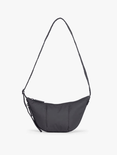 CALPAK Luka Crescent Bag in Black; CBL2601-MATTE-BLACK