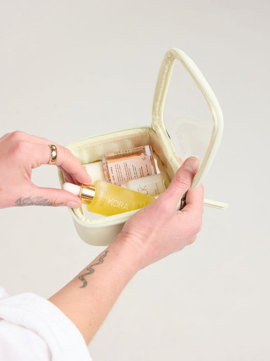 Tiny Clear Cosmetics Case