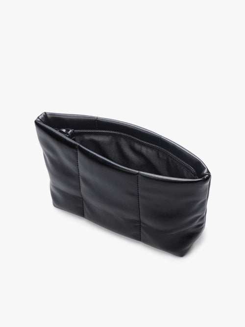 Luka 1 Quart Zip Pouch in Vegan Leather