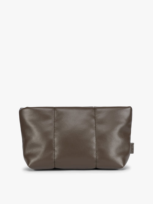 Luka 1 Quart Zip Pouch in Vegan Leather