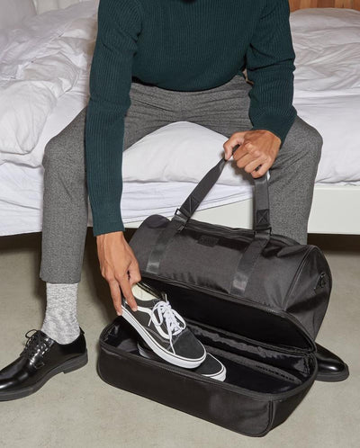 Stevyn Duffel Bag with Shoe Compartment